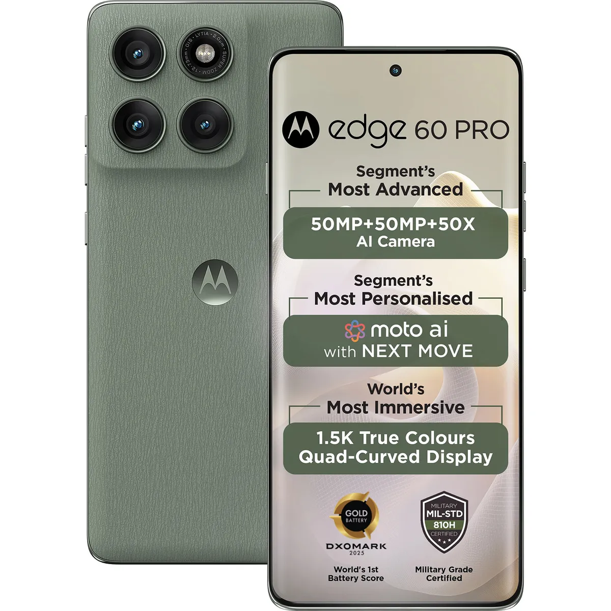 Moto Edge 60 Pro 5G (Pantone Shadow, 12GB + 256 GB)